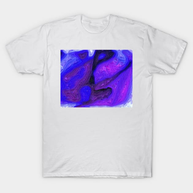 Purple Pattern T-Shirt by KirtTisdale